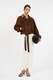 Veloursleder Trenchjacke