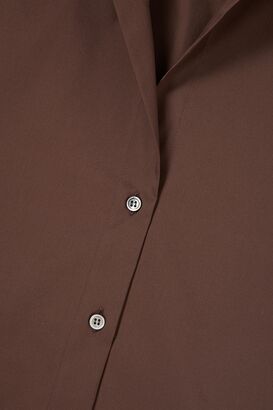 &Auml;rmellose Bluse mit Baumwolle 