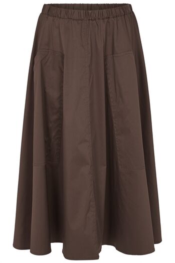 Midirock mit Baumwolle 