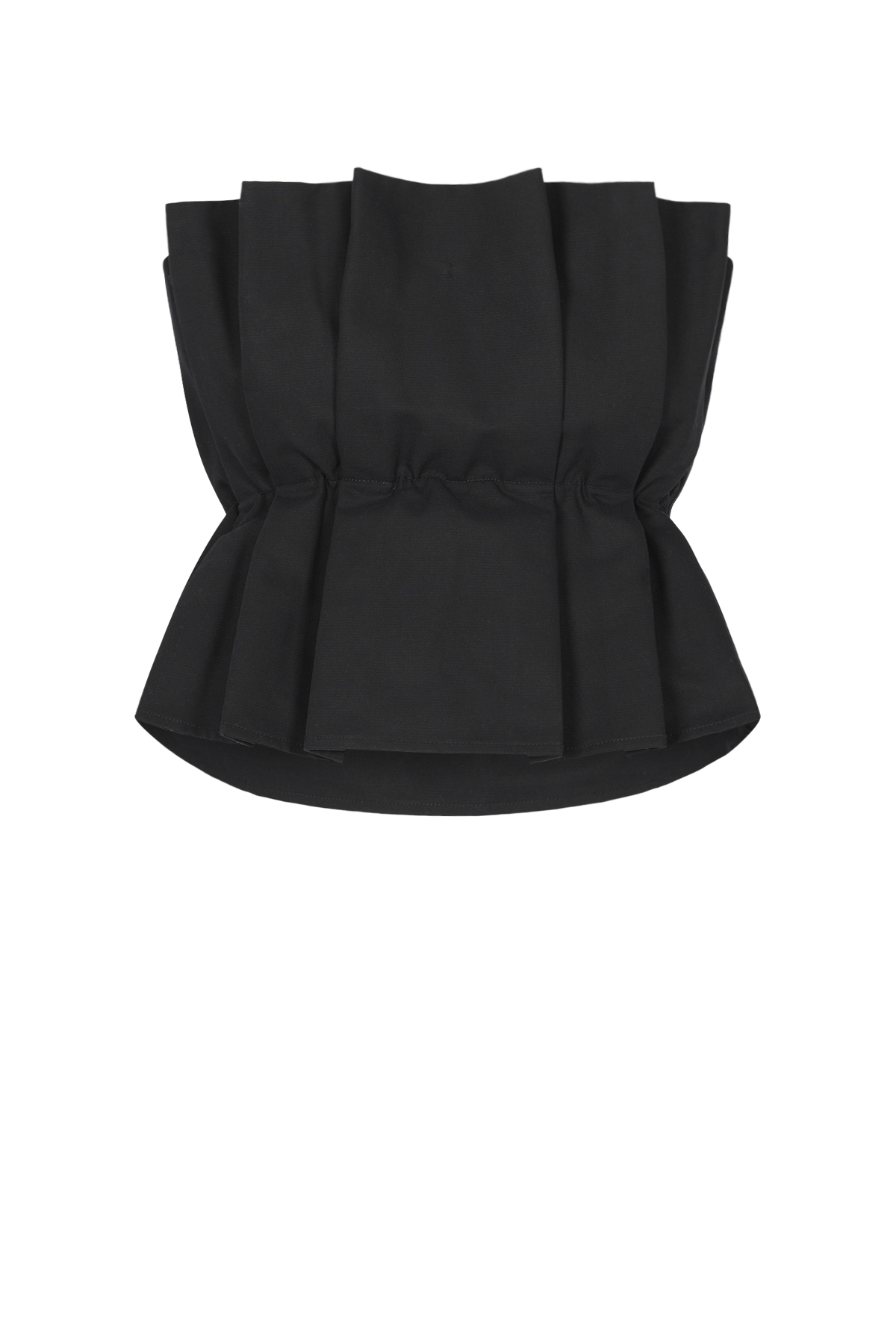 Pleat Top Black