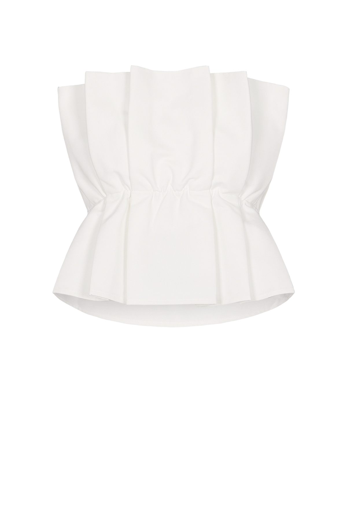 Pleat Top White