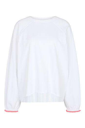 Sweatshirt mit r&uuml;ckseitigem Print