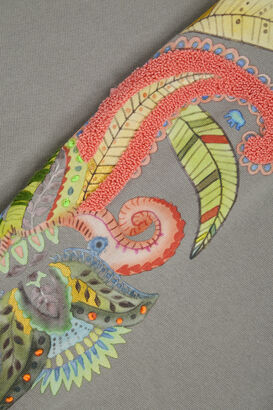 Sweatshirt mit &uuml;berlangen &Auml;rmeln