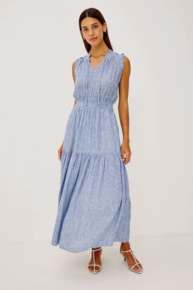 Kleid mit Streifen