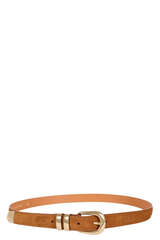 G&uuml;rtel aus Veloursleder 