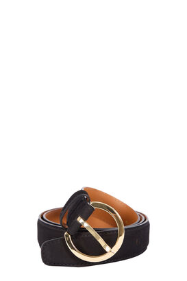 G&uuml;rtel aus Veloursleder 