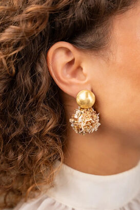 Ohrringe mit Blumenpailletten