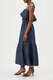 Bandeau Kleid mit Volants 