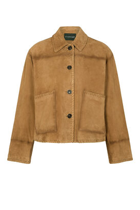 Jacke Ilya aus Veloursleder 