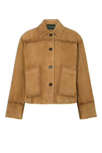 Jacke Ilya aus Veloursleder 