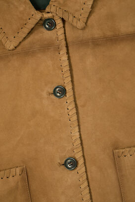 Jacke Ilya aus Veloursleder 