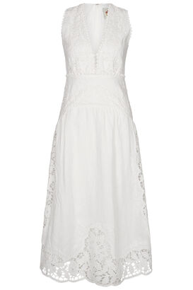 Kleid Richilieur aus Leinen
