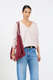 Shopper Canvas Bordeaux