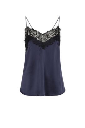 Top Newin aus Seide 