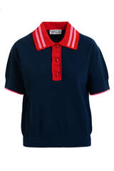 Poloshirt Kontrast
