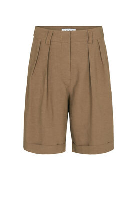 Bermuda aus Viskose/Leinen Mix