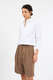 Bermuda aus Viskose/Leinen Mix