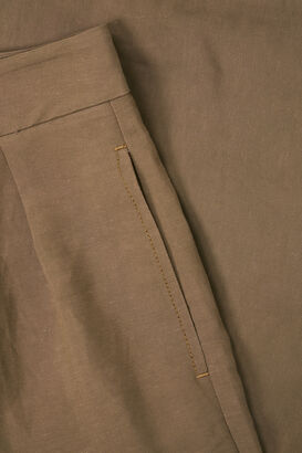 Bermuda aus Viskose/Leinen Mix