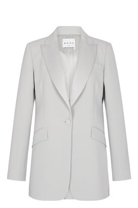 Blazer mit bezogenen Kn&ouml;pfen