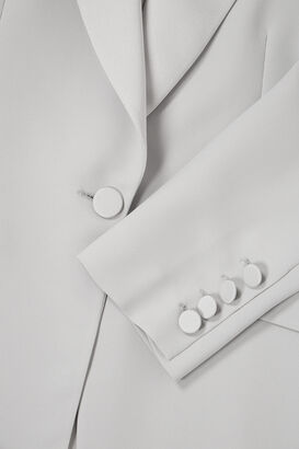 Blazer mit bezogenen Kn&ouml;pfen