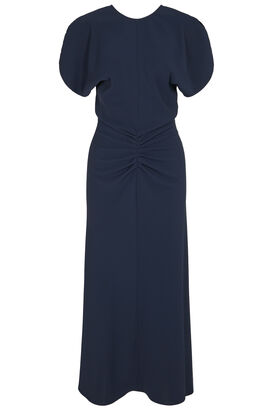 Midikleid mit Raffung