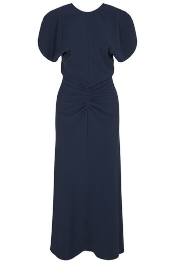 Midikleid mit Raffung