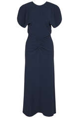 Midikleid mit Raffung