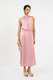 Midi Kleid mit Schluppe