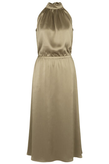 Midi Kleid mit Schluppe