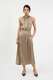 Midi Kleid mit Schluppe