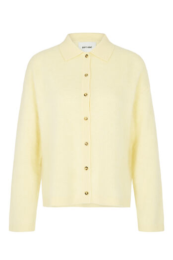 Brushed Cashmere Cardigan