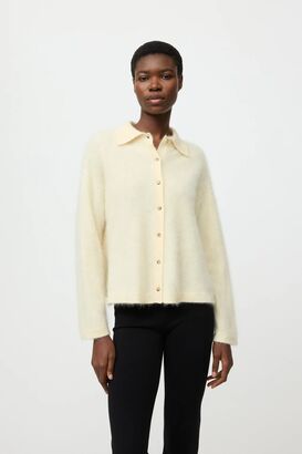Brushed Cashmere Cardigan