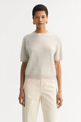 Brushed Short Sleeve Pullover