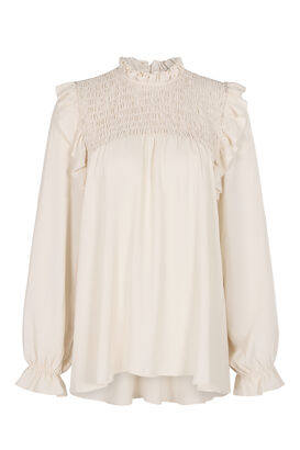 Bluse mit Seide 