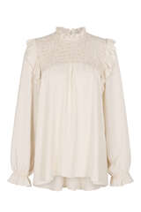 Bluse mit Seide 