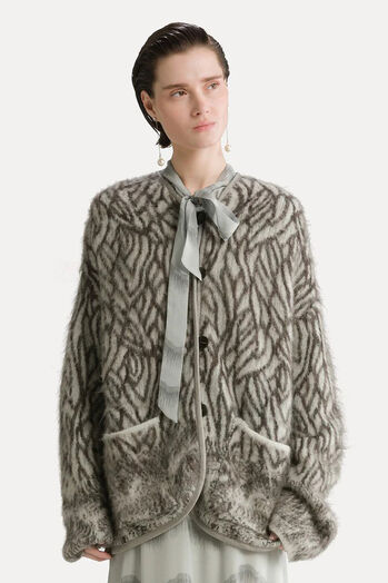 Cardigan mit Alpaka 