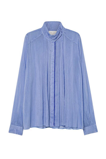 Bluse mit Seide