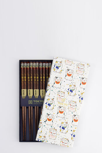 Chopstick Set Lucky Cat