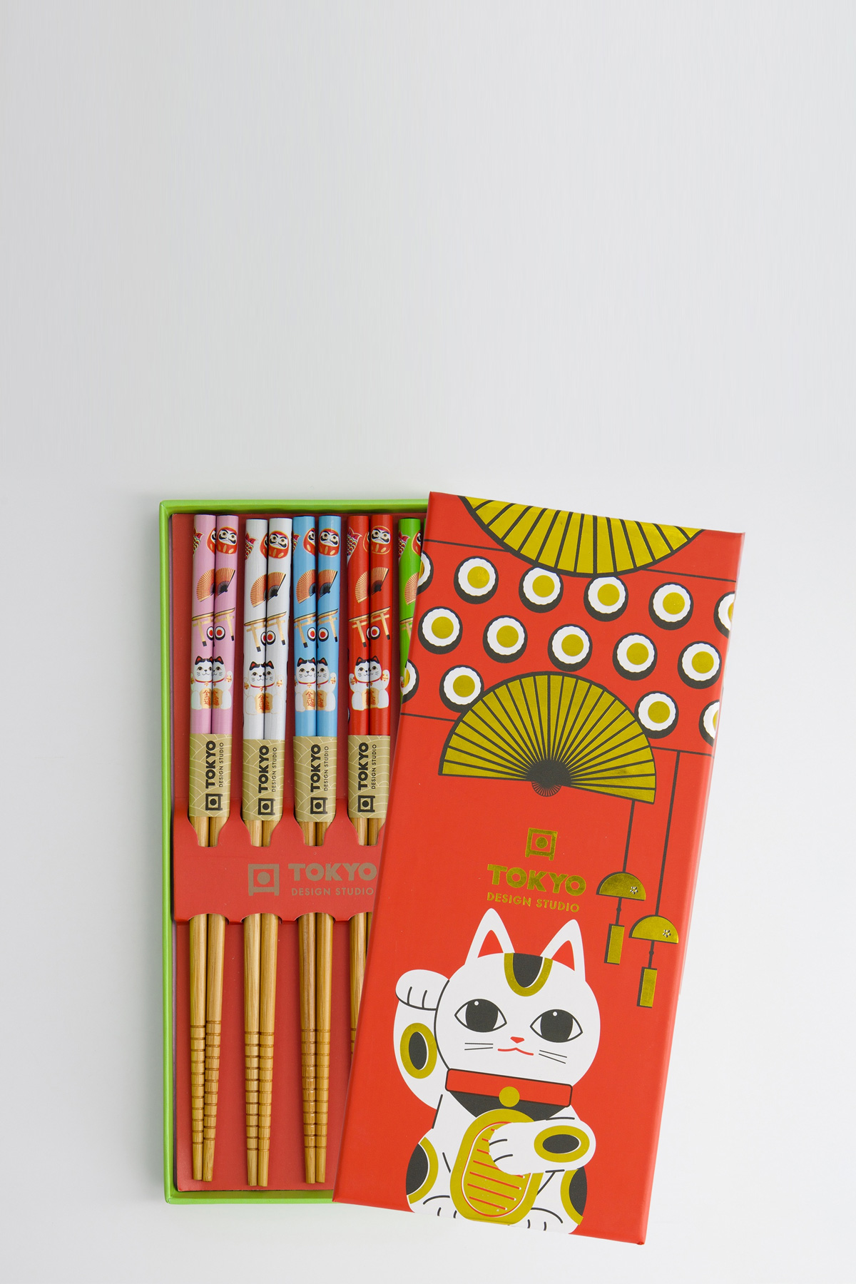 Chopstick Set Lucky Cat