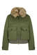 Bomberjacke mit Faux Fur Kragen 