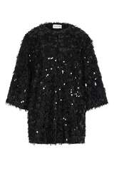 Jacke mit texturierter Oberfl&auml;che 