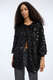 Jacke mit texturierter Oberfl&auml;che 