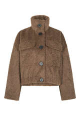 Jacke mit Stehkragen 