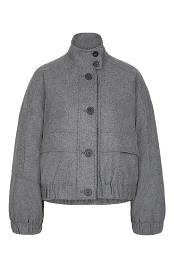 Bomberjacke mit Wolle 