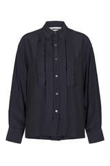 Bluse mit R&uuml;schen