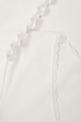 Shirt mit Spitzenborte