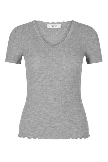 Shirt mit Spitzenborte
