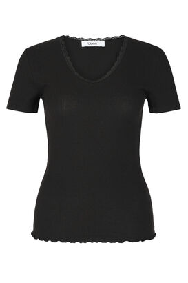 Shirt mit Spitzenborte