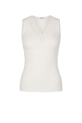 Top mit Spitze