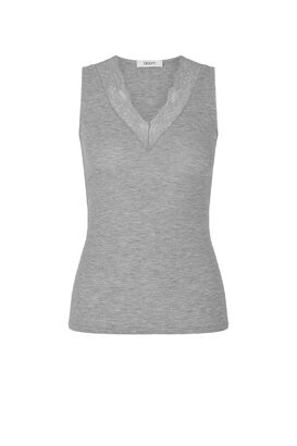 Top mit Spitze